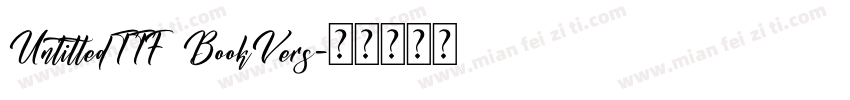 UntitledTTF BookVers字体转换